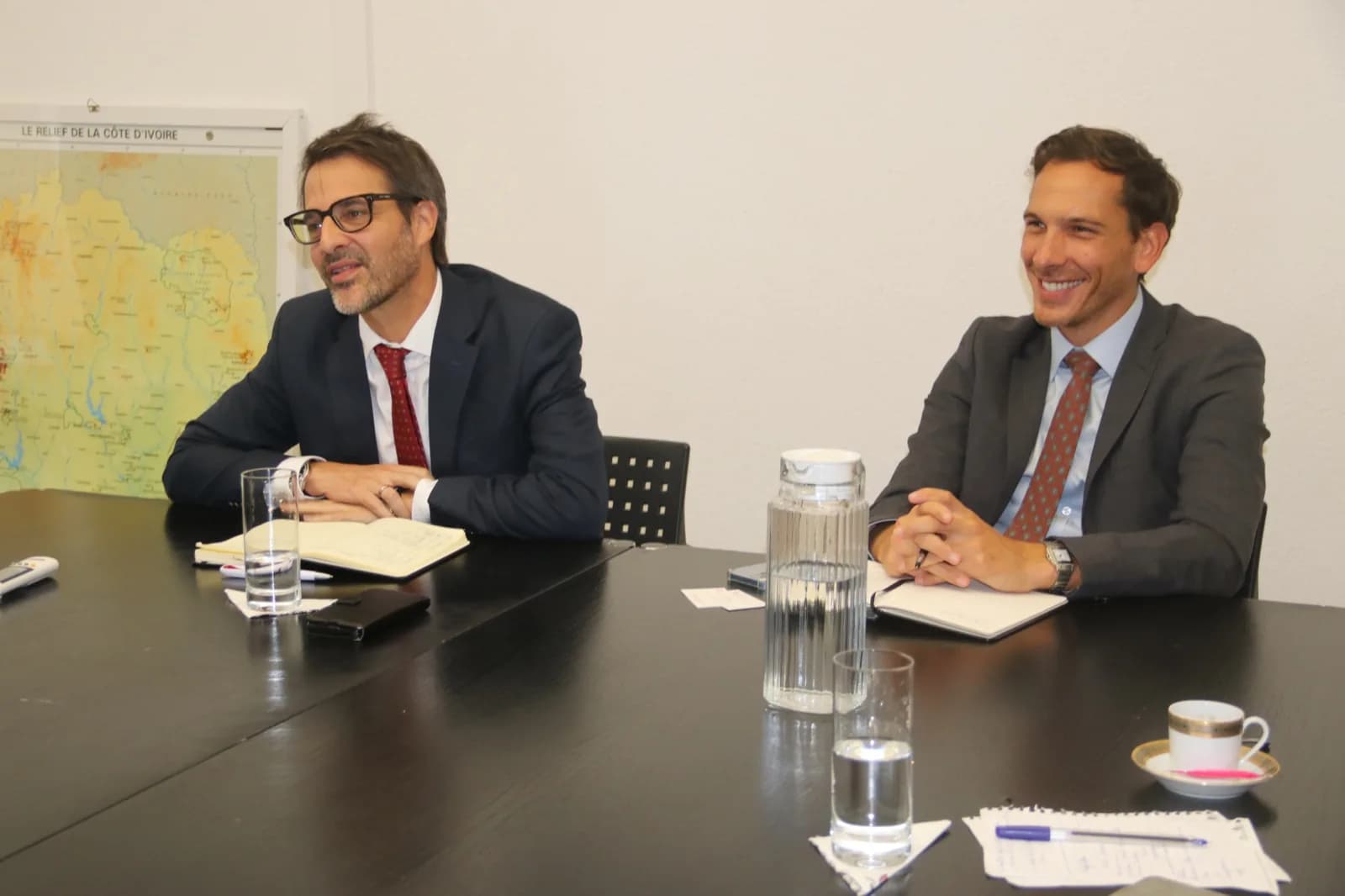 Visite de courtoisie du Directeur Général du CSRS à l’Ambassadeur de Suisse en Côte d’Ivoire