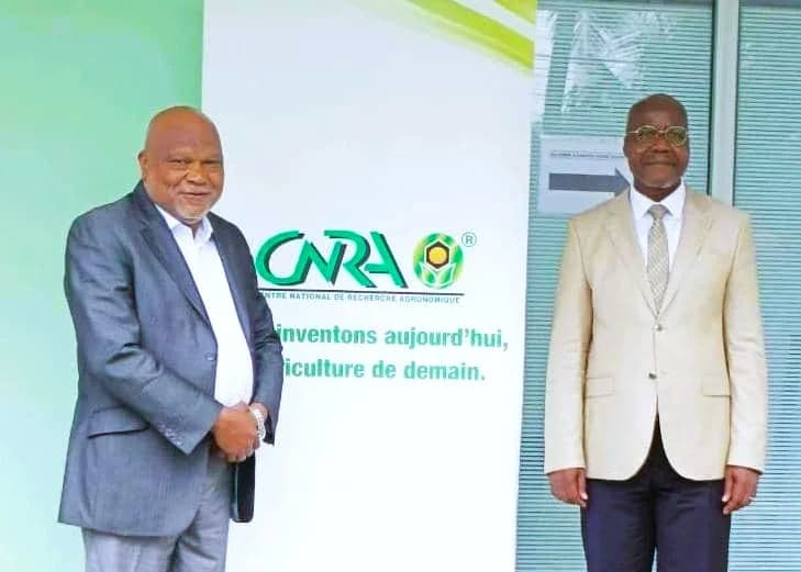 Visite institutionnelle du DG du CSRS, Prof Jérémie ZOUEU au CNRA
