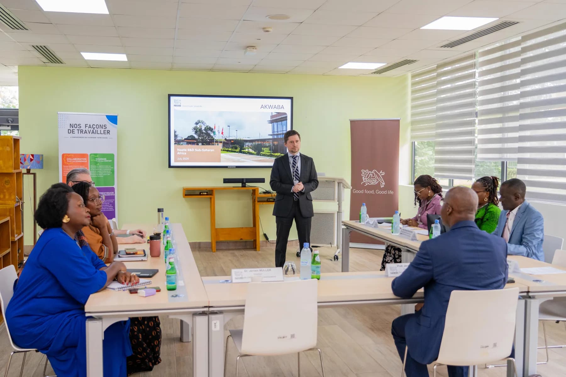 Visite institutionnelle du Directeur général du CSRS à Nestlé Côte d’Ivoire