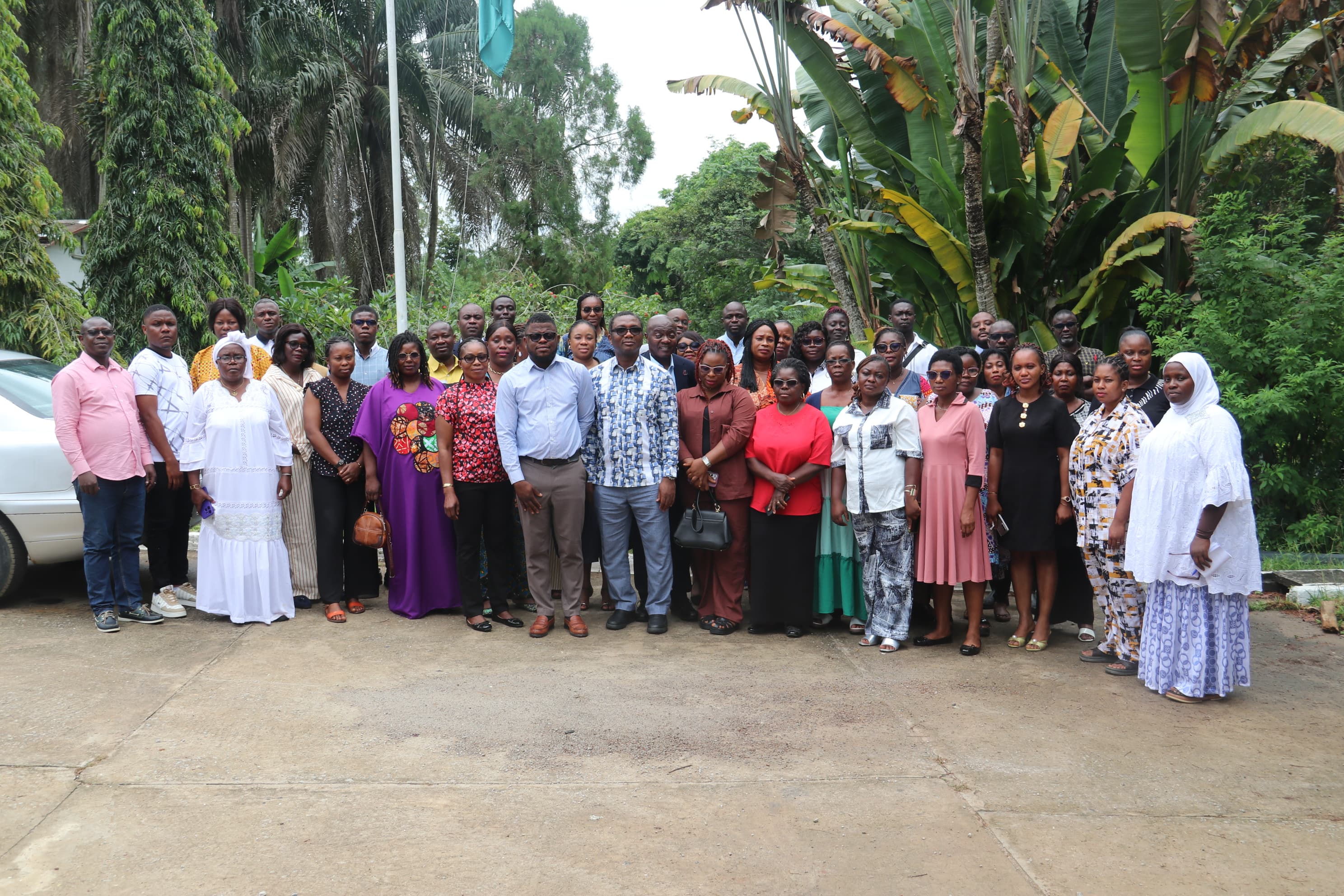 Photo de groupe de l'atelier STEP DREPANOCYTOSE.