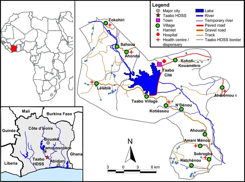 Figure 1 : Localisation de l’aire de surveillance